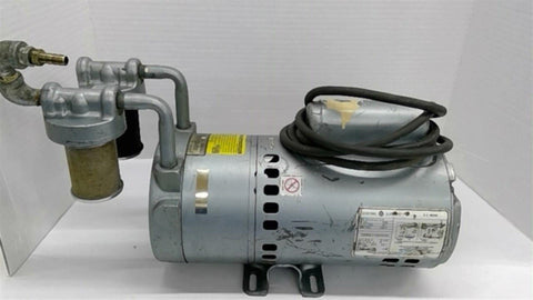 GE 5KC48PG370CS 3/4HP 115/230V 1725RPM 4P 60HZ TEFC With Gast 1022-V103-G272X