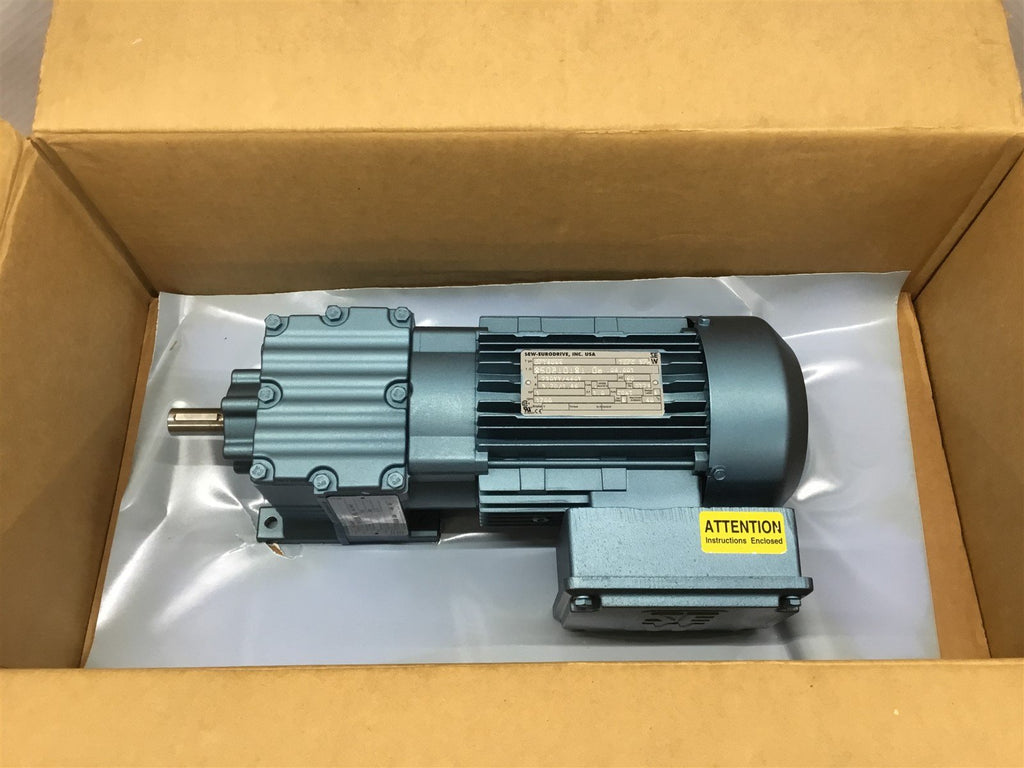 Sew-Eurodrive DET80N4 1HP Ac Gear Motor 230/460 V 1800 Rpm 5.09:1 Ratio
