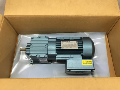 Sew-Eurodrive DET80N4 1HP Ac Gear Motor 230/460 V 1800 Rpm 5.09:1 Ratio