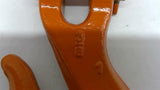 CM T-80 Clevis Grab Hook With Pin Forged Alloy Orange 3/8"
