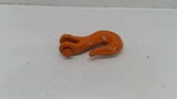 CM T-80 Clevis Grab Hook With Pin Forged Alloy Orange 3/8"