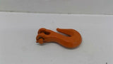 CM T-80 Clevis Grab Hook With Pin Forged Alloy Orange 3/8"