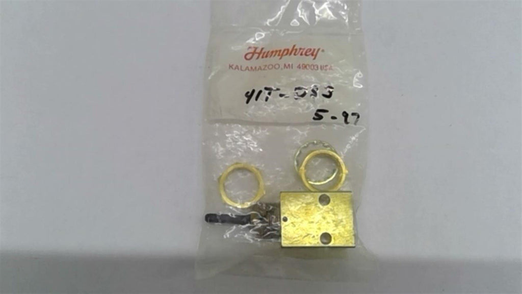 Humphrey 4IT-DS3 TAC Valve Manual Switch 3 Position 4 Way Valve 1/8"NPT