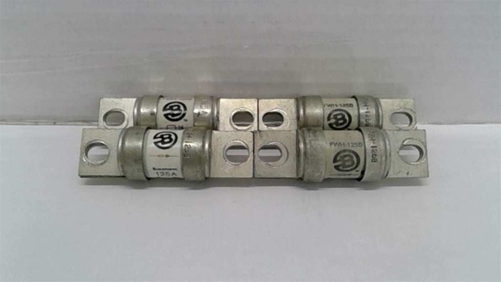 Bussmann FWH-125B Fuse 125A 500V Lot Of 4