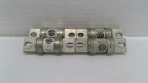 Bussmann FWH-125B Fuse 125A 500V Lot Of 4