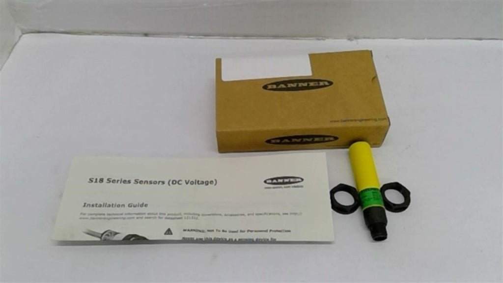 Banner S18SP6FF50Q Photoelectric Sensor Switch 40MM-4 Pin