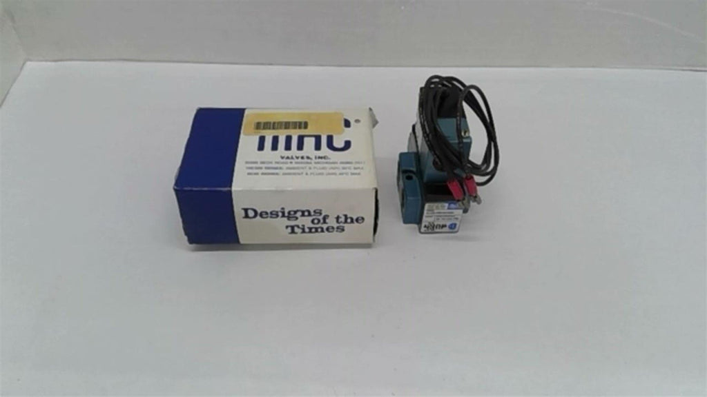 MAC Valves 912B-PM-601BA Solenoid Valve 12VDC 8.5W 25 TO 150 PSI