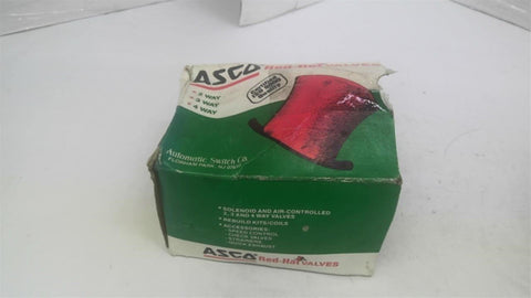 ASCO Red Hat 8317G35 Solenoid Valve 120 Volts 1/4" 3W