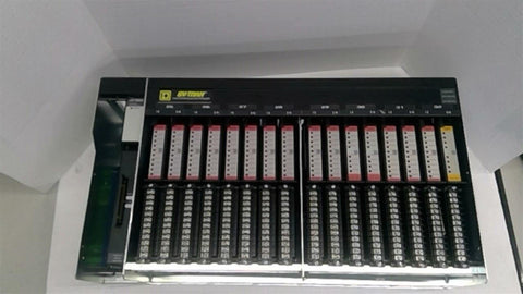 Square D HRK-200 Rack SY/MAX Programmable Controller With 16 Output Modules