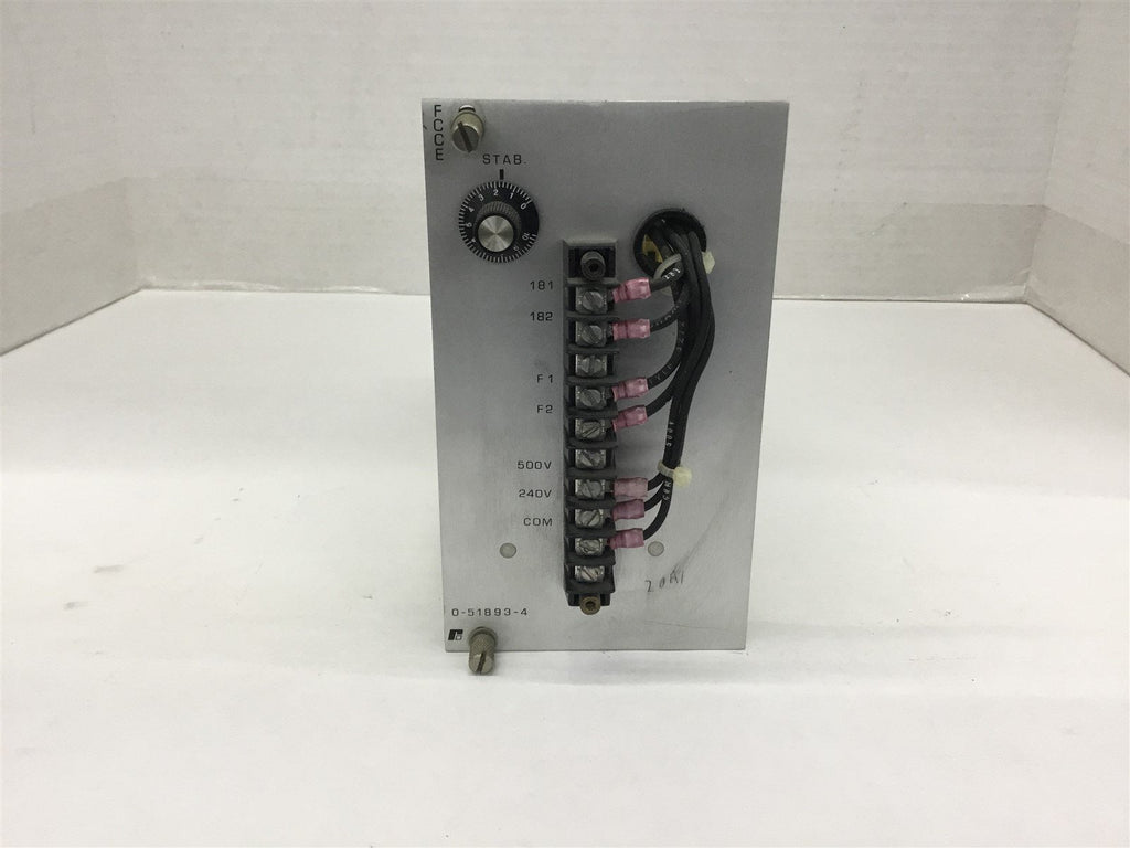 Reliance 0-51893-4 Control Supply Board