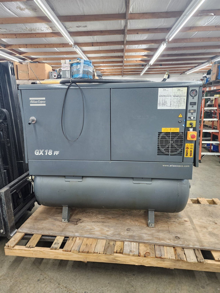 Atlas Copco GX18 129PSI 25HP Air Compressor 3540RPM 103CFM