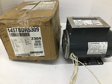 Marathon Z304 3HPAC Motor 230V 3600 Rpm 2P 145TZ Single PhaseDPAO