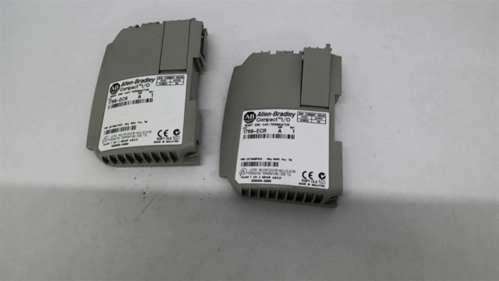 Allen-Bradley 1769-ECR Ser A Rev 1 Compact I/O Right End Cap Lot Of 2