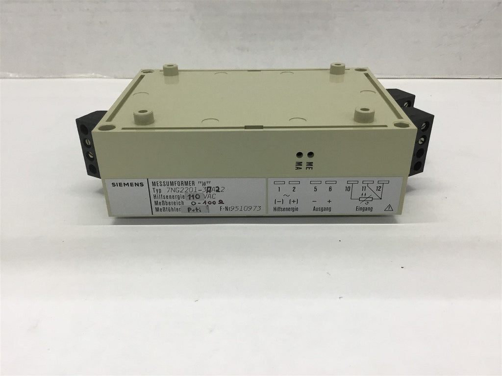 Siemens 7NG2201-3AA22 Transducer