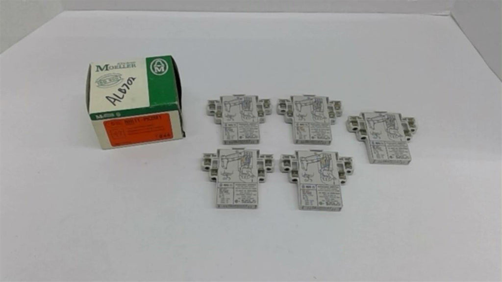 Moeller NHi11-PKZM1 Contact Auxiliary Switch Lot Of 5