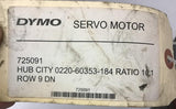 Hub City 0220-60353 Model 184 10:1 Ratio Gear Reducer Right Angle