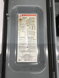 Square D HU363AWK 100A 600 Volts Non-Fusible Safety Switch