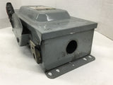 Square D HU363AWK 100A 600 Volts Non-Fusible Safety Switch Used