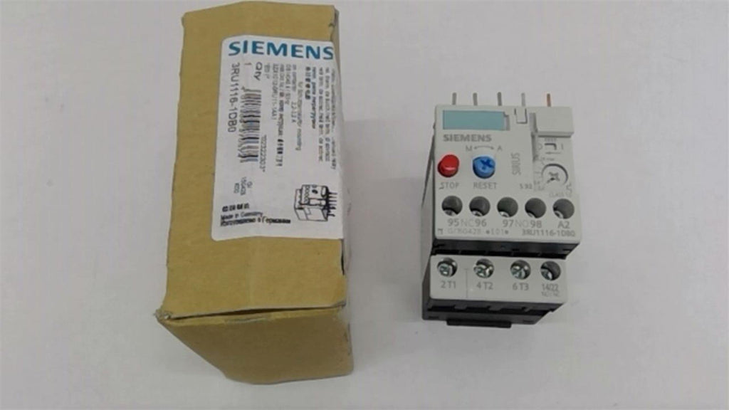 Siemens 3RU1116-1DB0 Overload Relay 2.2-3.2 Amp