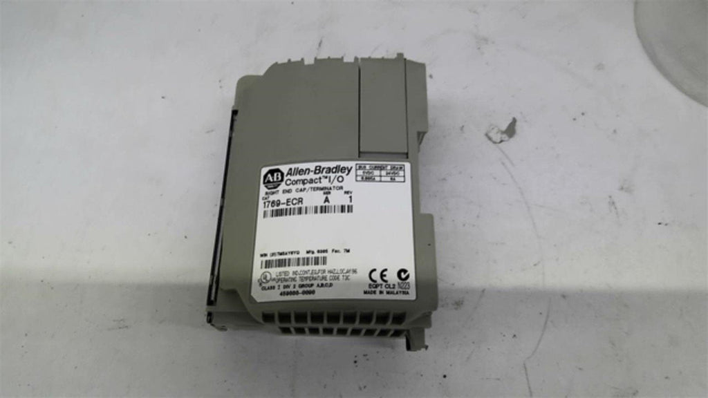 Allen-Bradley 1769-ECR Compact I/O Right End Cap Ser A Rev 1