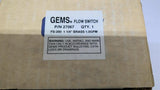 Gems Sensors FS-200 1 1/4" Brass 1.0GPM Flow Switch