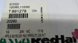 Asco Red Hat 8215G020 Solenoid Valve 1/2" 2 W 120 Volt