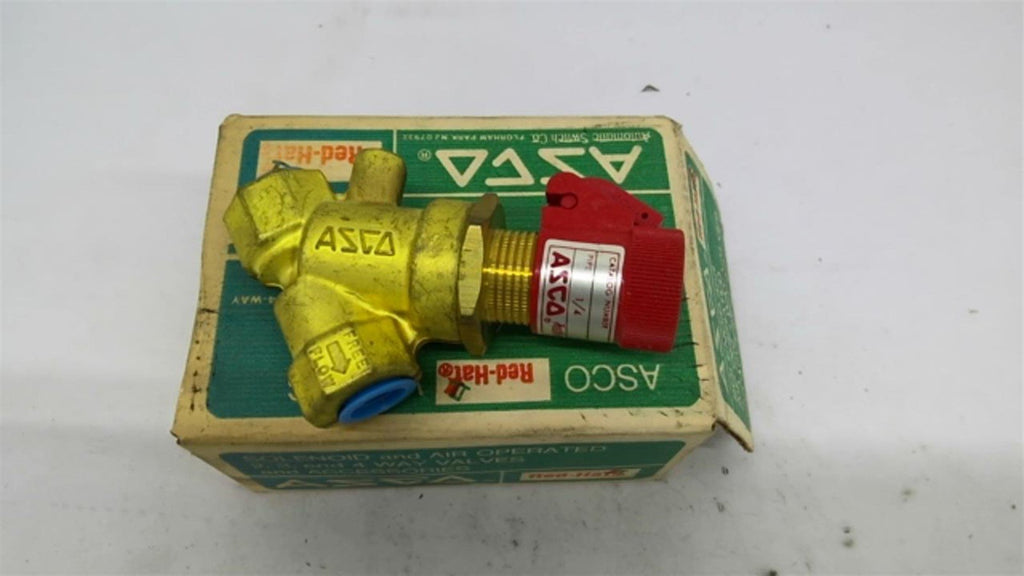 Asco Red Hat V022A1 S86198B2 Flow Control Valve 1/4"