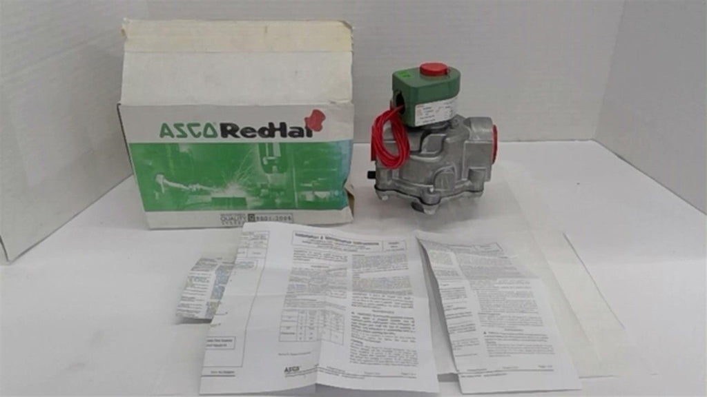 Asco Red Hat 8215C063 Solenoid Valve 25 PSI 1 1/4" 15.4 Watts 120 volts