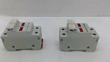 CHM 30 Amp IEC 60269 Fuse Holder Lot of 2