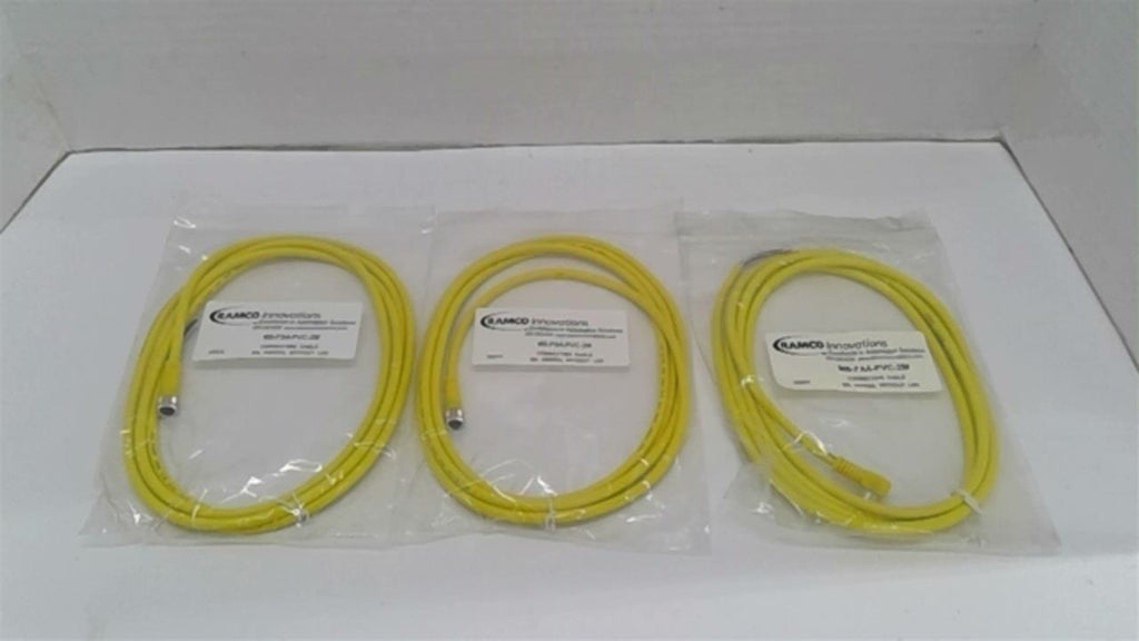 Ramco M8-FA4-PVC-2M Connecting Cable Lot of 3