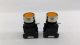 Idec HW4L-M1F10QD A-24V Pushbutton Lot Of 2