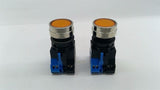 Idec HW4L-M1F10QD A-24V Pushbutton Lot Of 2