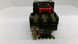 Square D 8536 SC03 Nema Size 1 Starter 10 HP 460 Volts Broken Plate
