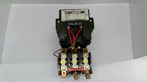 Square D 8536 SE01 Starter Nema Size 3 600V 50 HP 120 V Coil