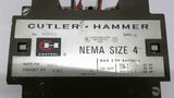 Cutler-Hammer A10FG0 Size 4 Starter 100 Hp 460 Volts