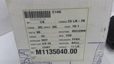 Leeson M1135040 1/8HP DC Gear motor 250 RPM TENV 90V 10:1 RAtio