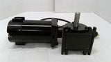 Leeson M1135040 1/8HP DC Gear motor 250 RPM TENV 90V 10:1 RAtio