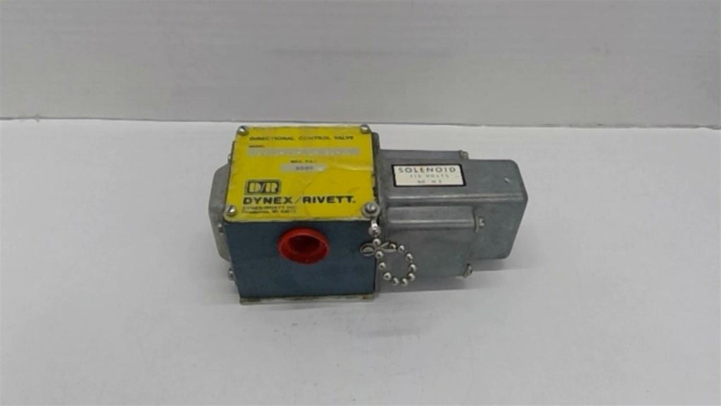 Dynex/Rivett 6510-02-115/60-41 Control Valve 115 Volt 3000 PSI