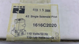 Ross 1616C2020 Solenoid Pilot Valve 120 Volt