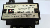 Cutler Hammer A10DG0 Nema Size 2 Starter 25 Hp 460 Volt 120 V Coil