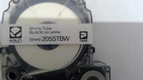 K-Sun 205STBW Shrink Tube Black on White 5mm
