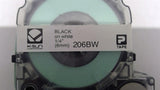 K-Sun 2065BW Supply Cartridge Black on White 1/4"
