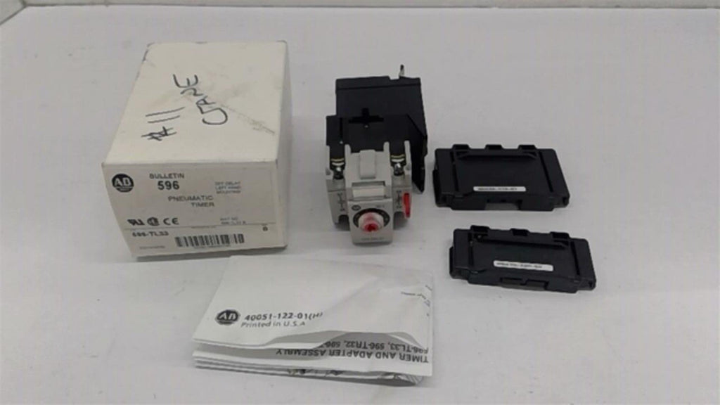 Allen Bradley 596-TL33 Pneumatic Timer 10 Amp