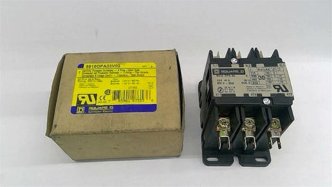 Square D 8910DPA33V02 Definite Purpose Contactor 40 Amp 600 volts