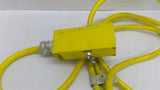 Banner F1 A LM3 Multi-Beam Fiber Optic Scanner Block With Optic Cable