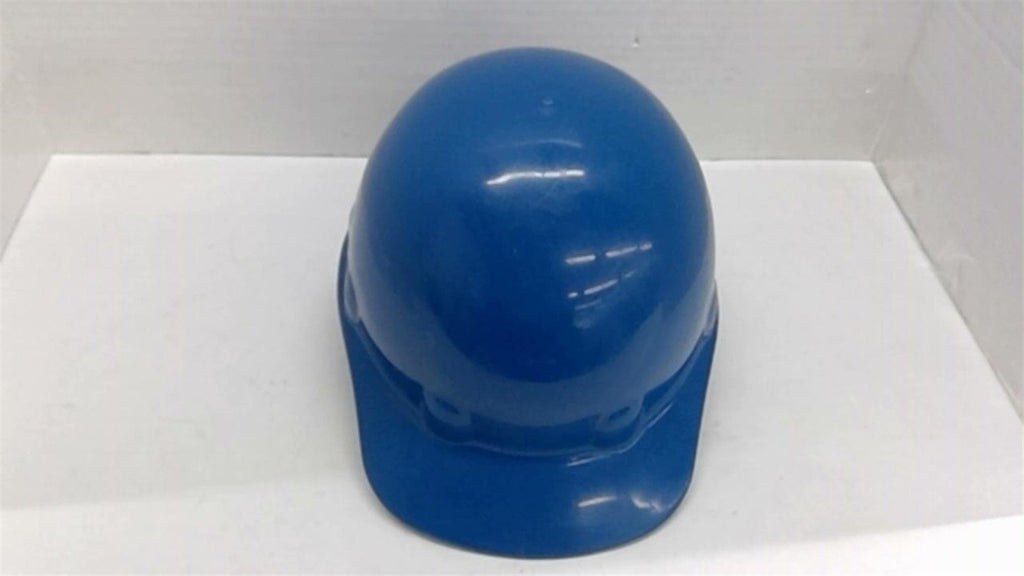 Fibre-Metal E-2 Blue Plastic Hard Hat With Ratchet Suspension