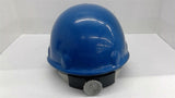 Fibre-Metal E-2 Blue Plastic Hard Hat With Ratchet Suspension