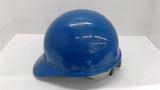 Fibre-Metal E-2 Blue Plastic Hard Hat With Ratchet Suspension