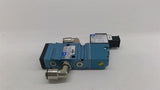 MAC 411A-B0A-DM-DFFJ-1KJ Solenoid Valve 120 PSI with DMB-DFFJ-1KJ 24 VDC 2.4 W