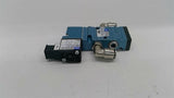 MAC 411A-B0A-DM-DFFJ-1KJ Solenoid Valve 120 PSI with DMB-DFFJ-1KJ 24 VDC 2.4 W